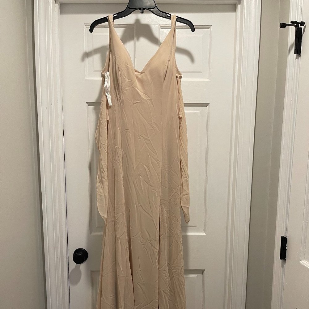 Dear Cleo Cream Bridesmaid Dress NWT